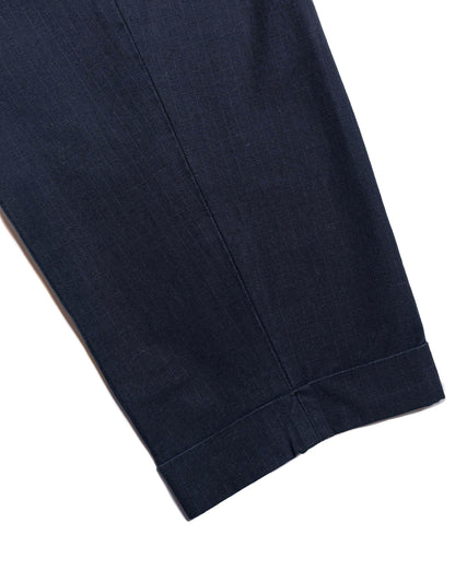 lost & found Beams Plus Beams Plus Lost & Found 2Pleats Cotton Ripstop Navy