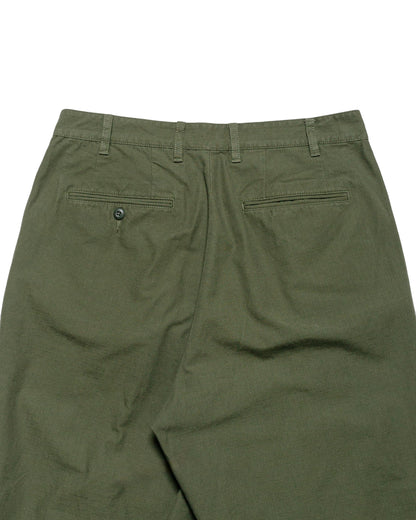 lost & found Beams Plus Beams Plus Lost & Found 2Pleats Cotton Ripstop Olive