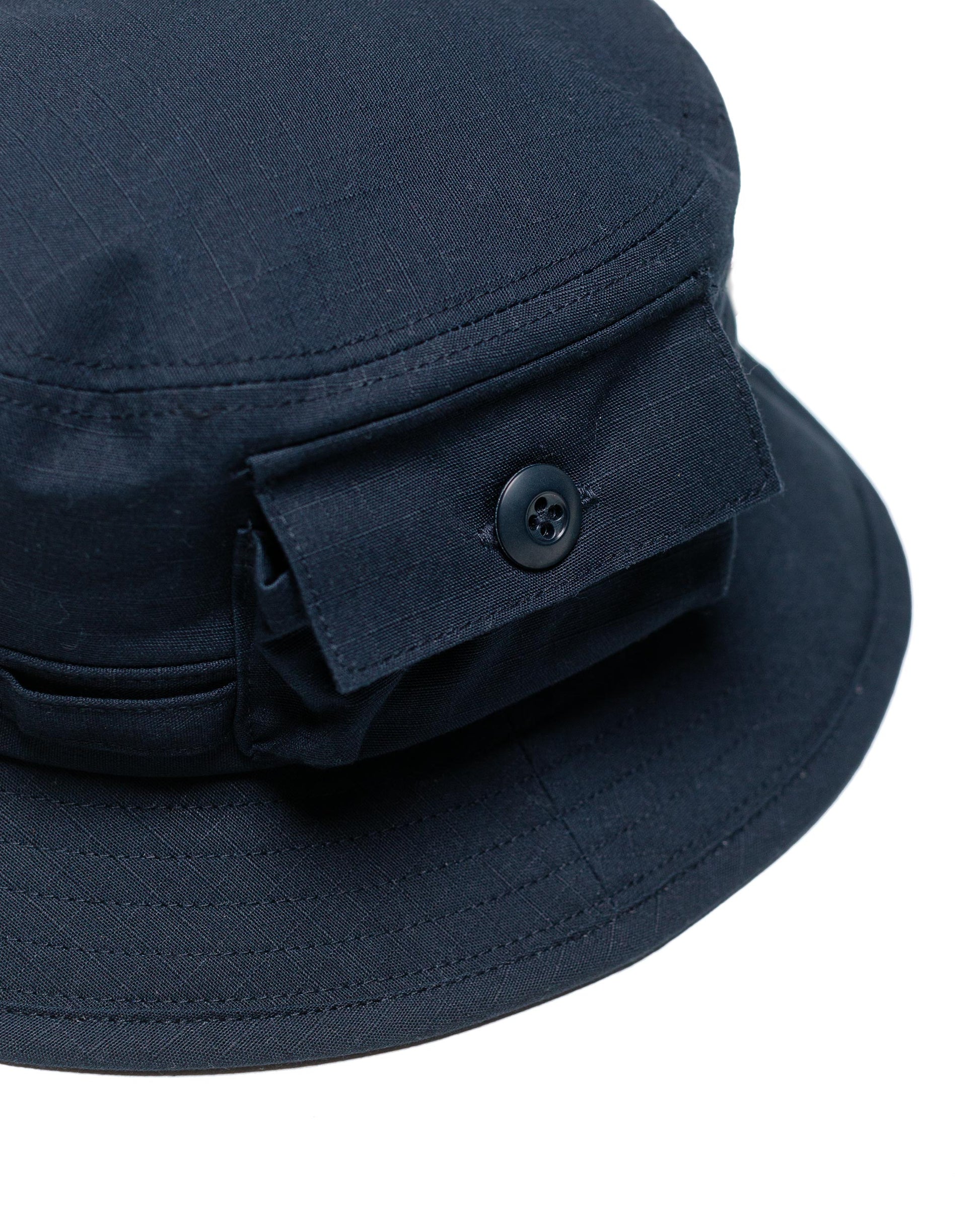 lost & found Beams Plus Beams Plus Lost & Found MIL Jungle Hat Cotton Ripstop Navy