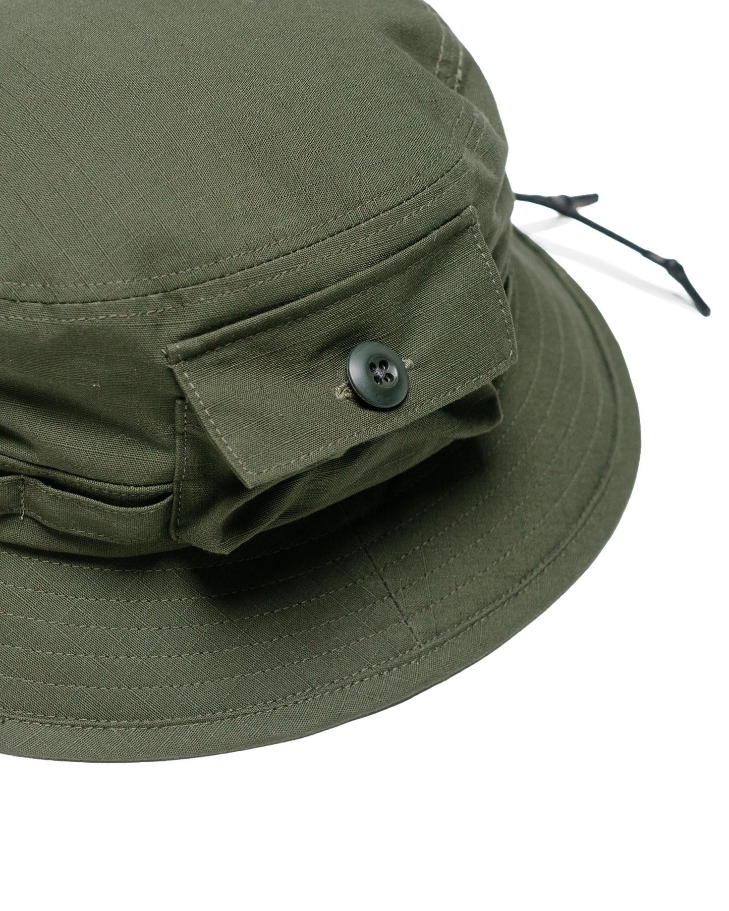 lost & found Beams Plus Beams Plus Lost & Found MIL Jungle Hat Cotton Ripstop Olive