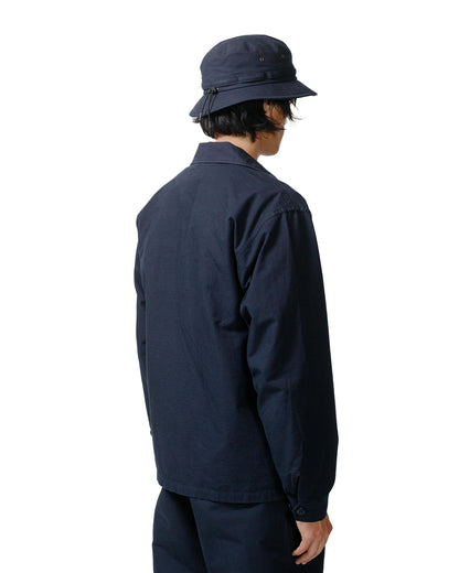 lost & found Beams Plus Beams Plus Lost & Found MIL SHT-JAC Cotton Ripstop Navy
