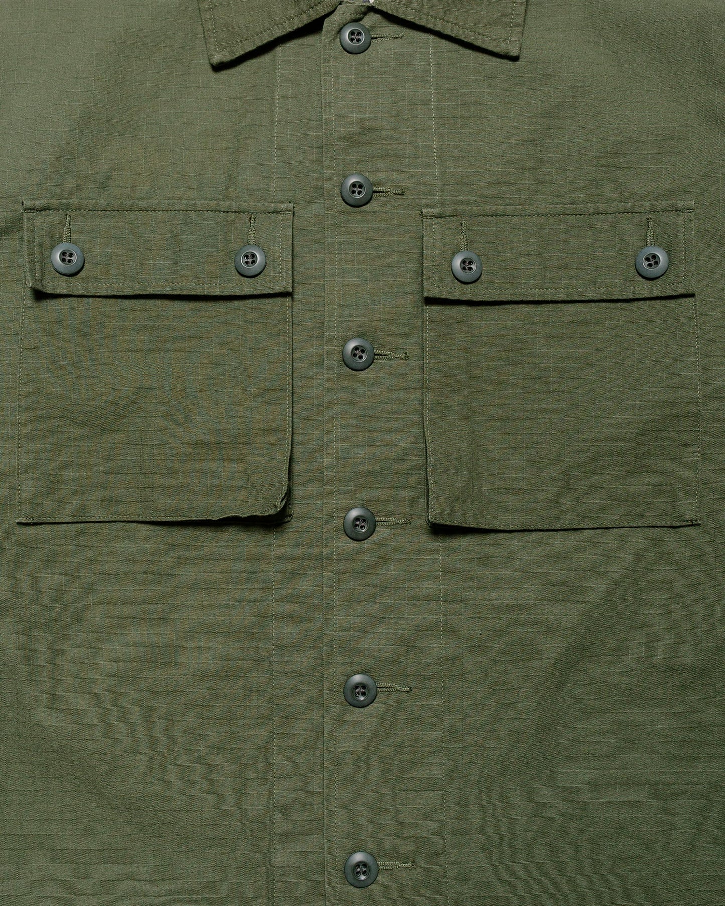 lost & found Beams Plus Beams Plus Lost & Found MIL SHT-JAC Cotton Ripstop Olive