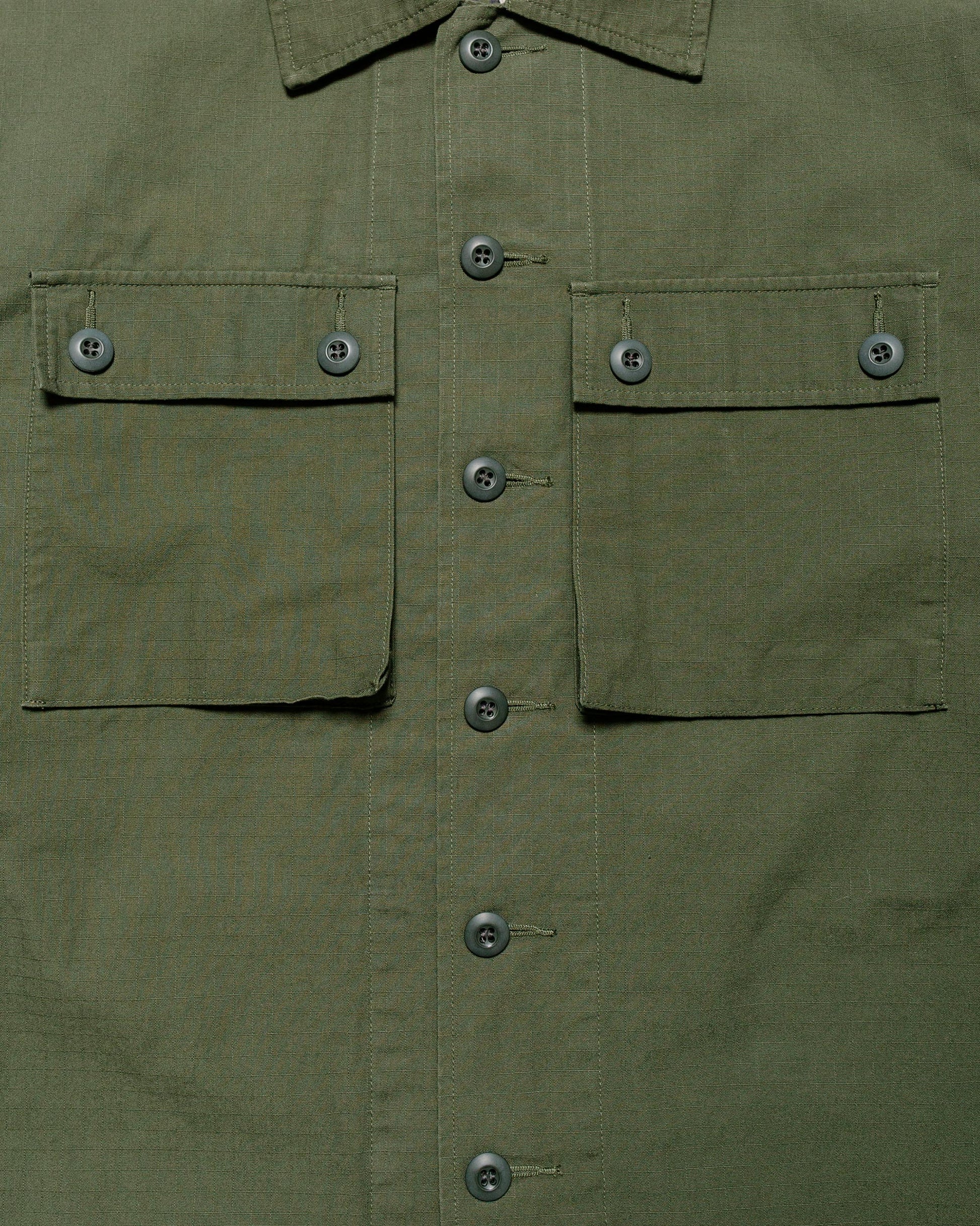 lost & found Beams Plus Beams Plus Lost & Found MIL SHT-JAC Cotton Ripstop Olive