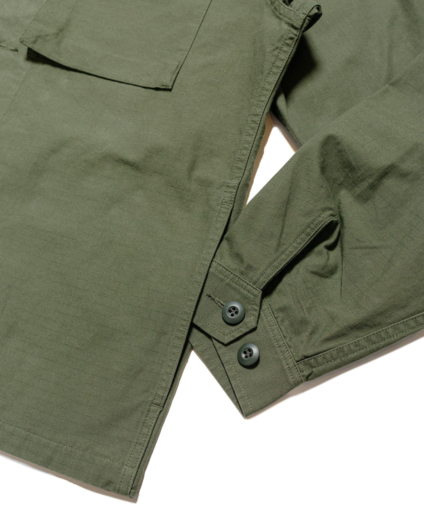 lost & found Beams Plus Beams Plus Lost & Found MIL SHT-JAC Cotton Ripstop Olive
