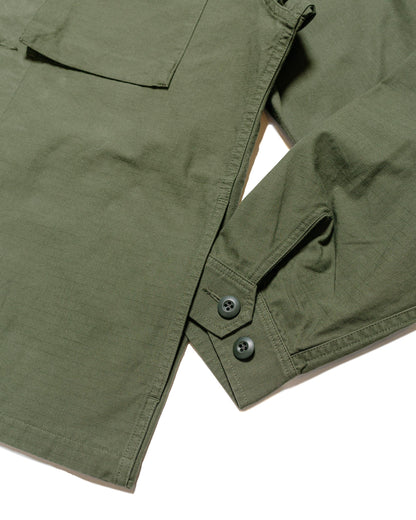 lost & found Beams Plus Beams Plus Lost & Found MIL SHT-JAC Cotton Ripstop Olive