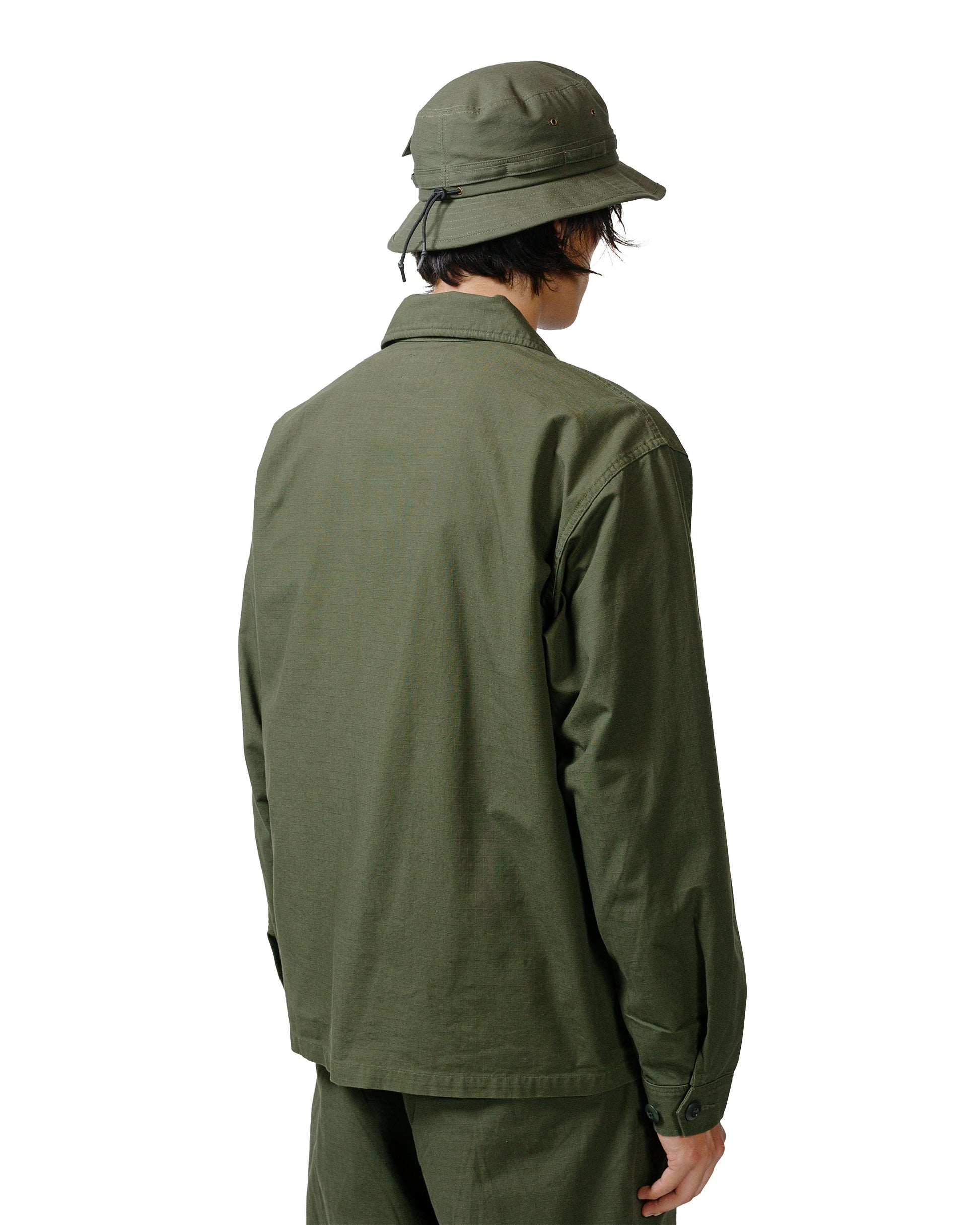 lost & found Beams Plus Beams Plus Lost & Found MIL SHT-JAC Cotton Ripstop Olive