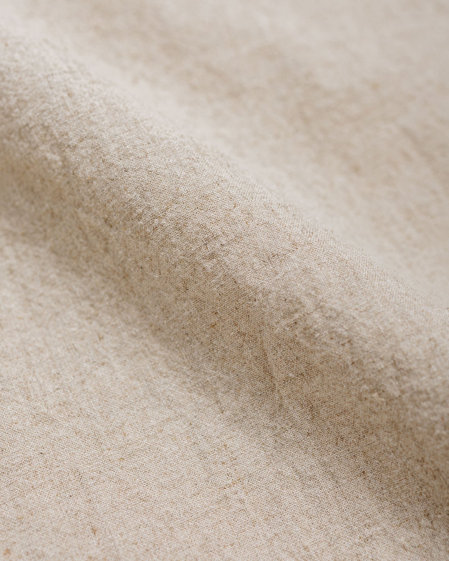Beams Plus Lost & Found Open B.D. Linen Cotton Beige