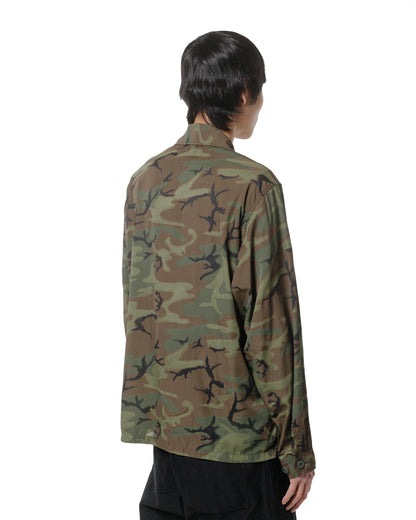 lost & found Beams Plus Beams Plus MIL-SHT Mesh Camo Jacquard Mapping Print
