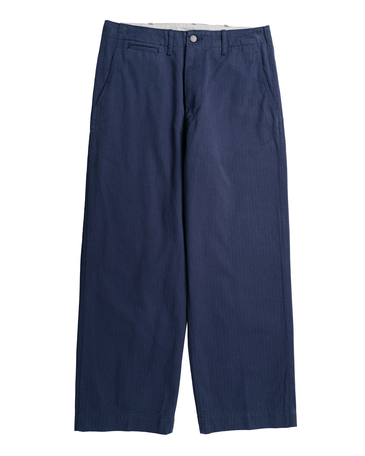 Beams Plus MIL Trousers Herringbone Navy
