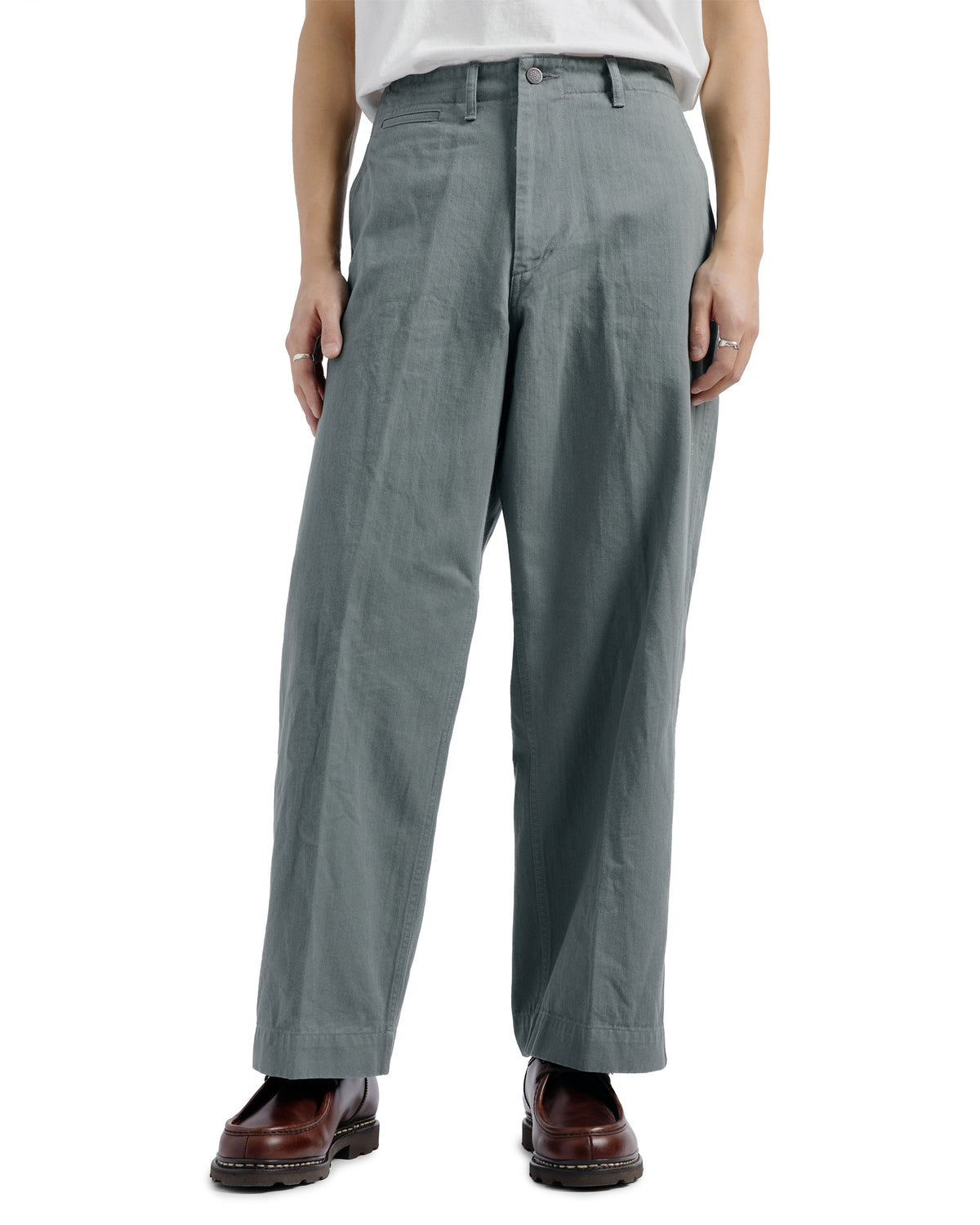 lost & found Beams Plus Beams Plus MIL Trousers Herringbone Sage