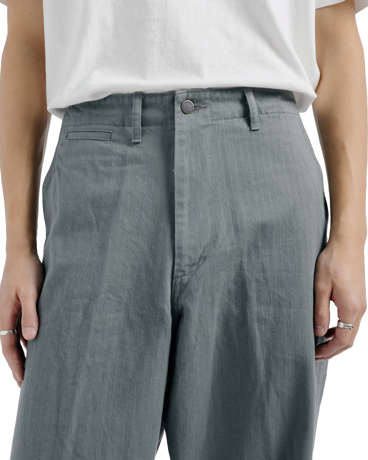 lost & found Beams Plus Beams Plus MIL Trousers Herringbone Sage