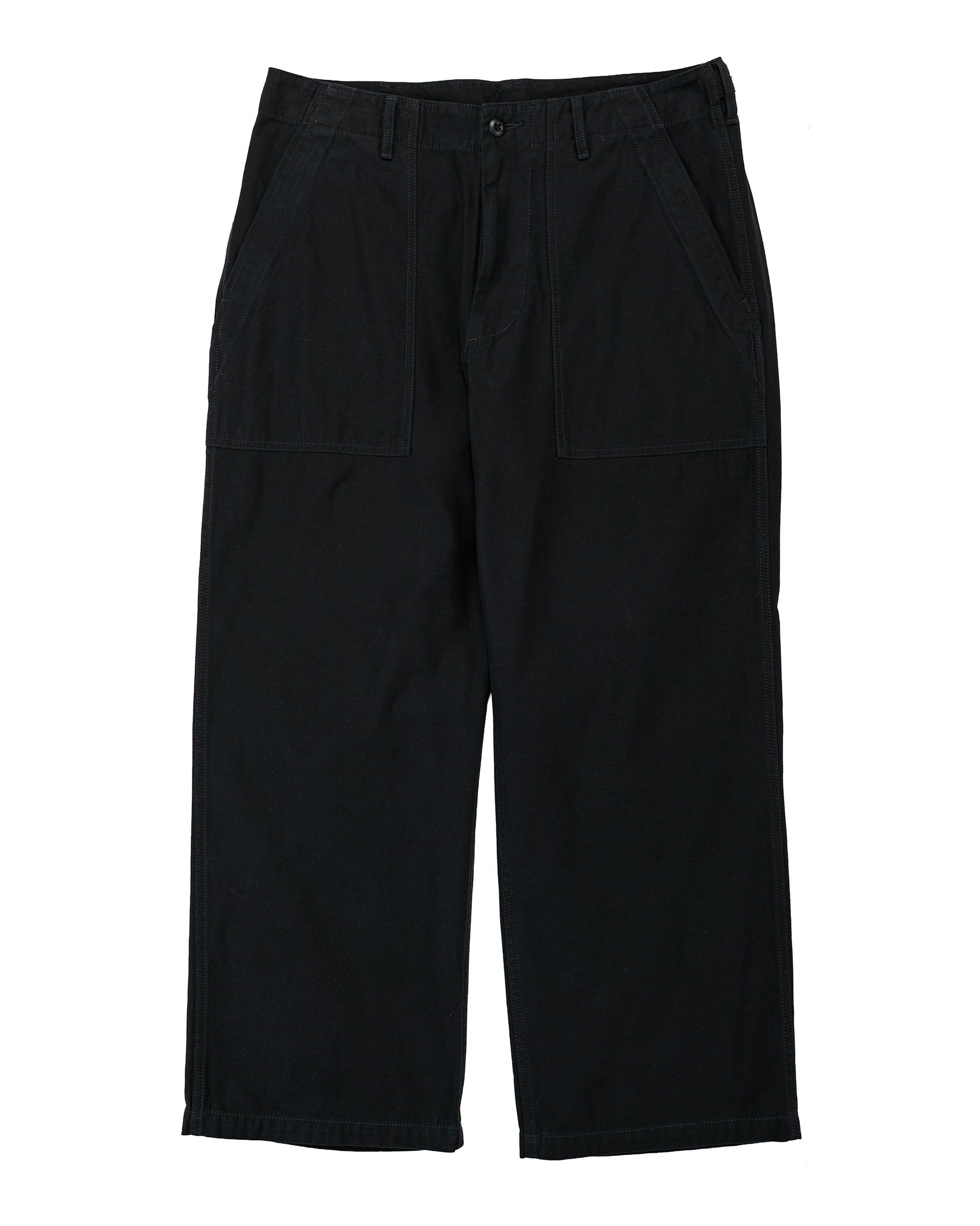 lost & found Beams Plus Beams Plus MIL Utility Trousers Reversed Sateen Black
