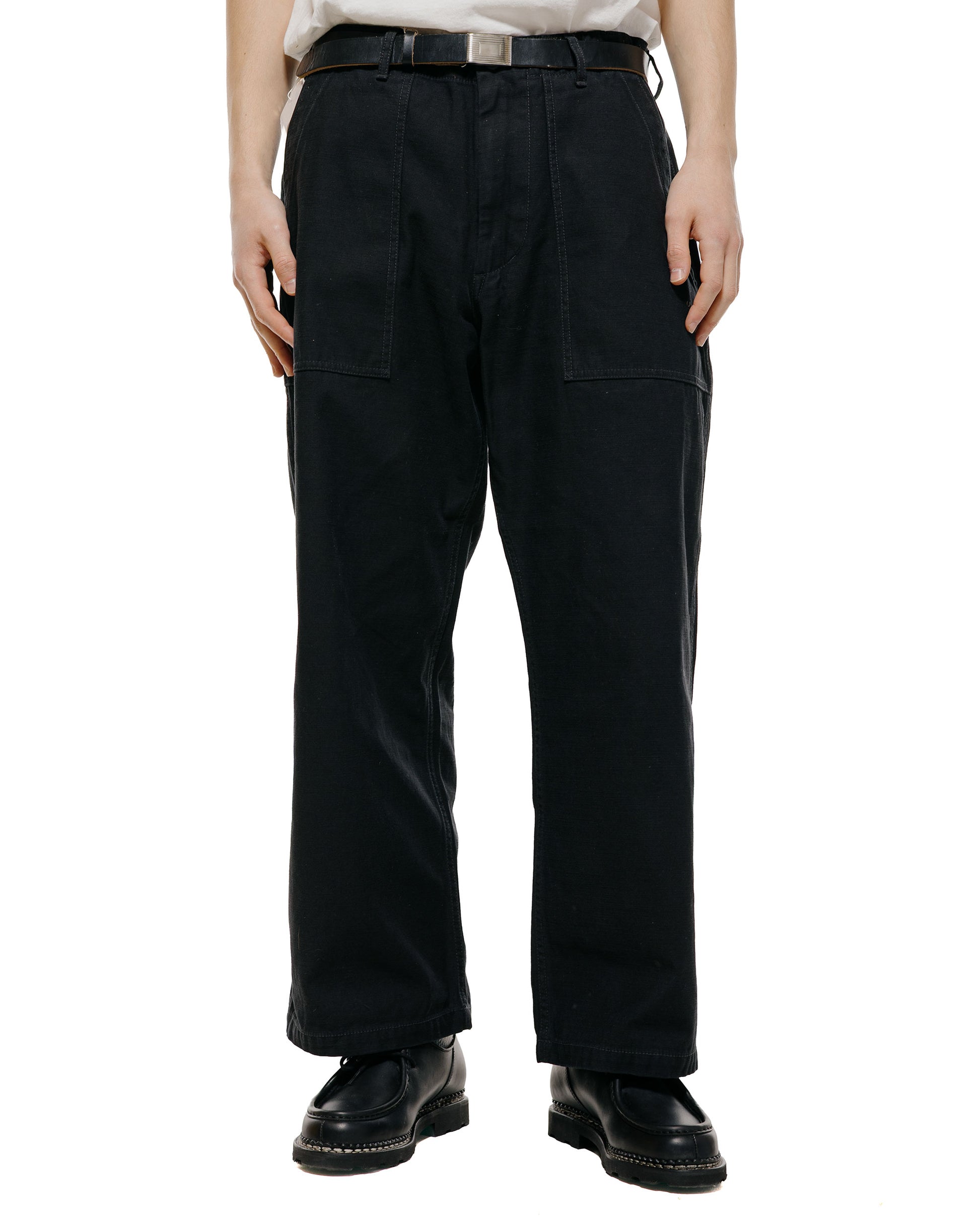 lost & found Beams Plus Beams Plus MIL Utility Trousers Reversed Sateen Black