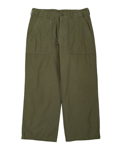lost & found Beams Plus Beams Plus MIL Utility Trousers Reversed Sateen Olive Green