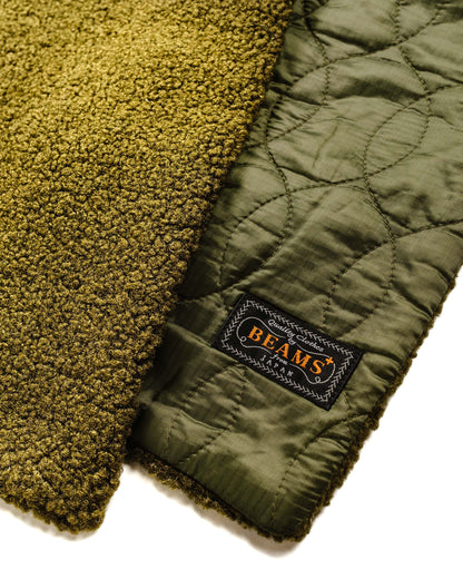 lost & found Beams Plus Beams Plus Muffler Boa Quilting Olive