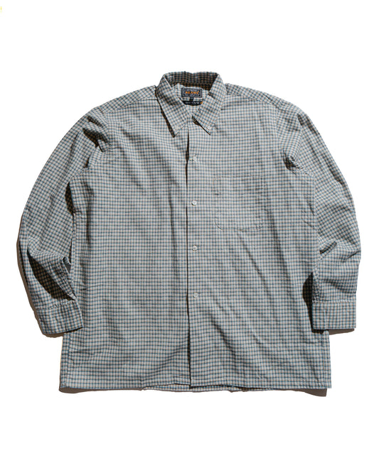 Beams Plus Open B.D. Dobby Plaid White