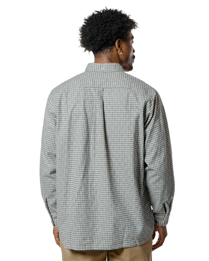 Beams Plus Open B.D. Dobby Plaid White