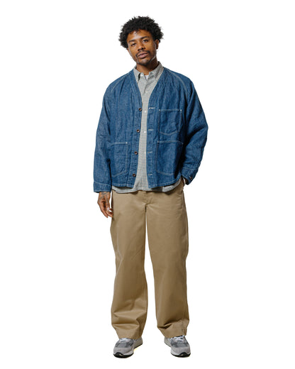 Beams Plus Open B.D. Dobby Plaid White