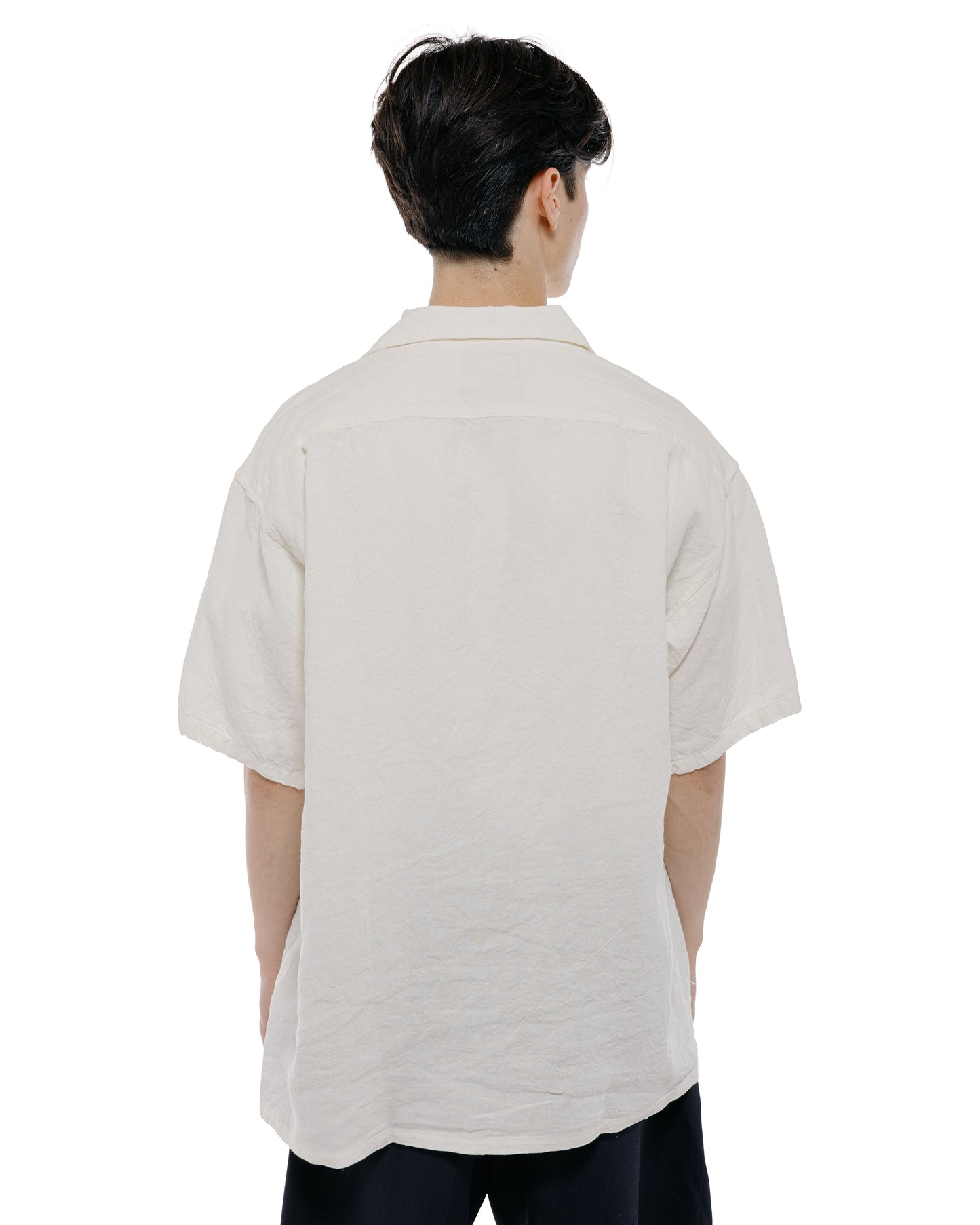 lost & found Beams Plus Beams Plus Open Collar 1/40 Linen White