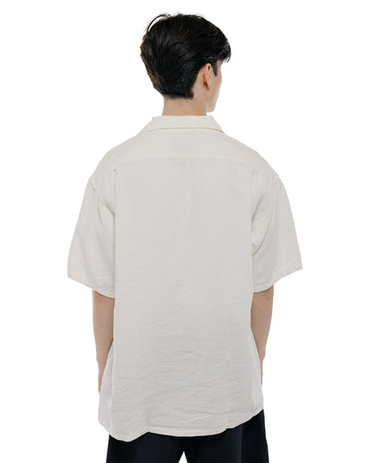 lost & found Beams Plus Beams Plus Open Collar 1/40 Linen White