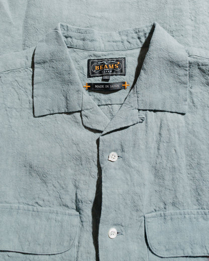 lost & found Beams Plus Beams Plus Open Collar 1/40 Linen Sax