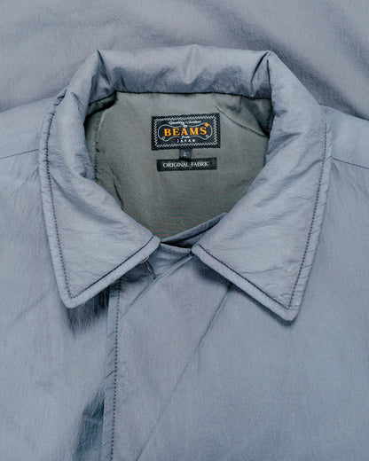 Beams Plus P-Coat Nylon Pigment Print Grey