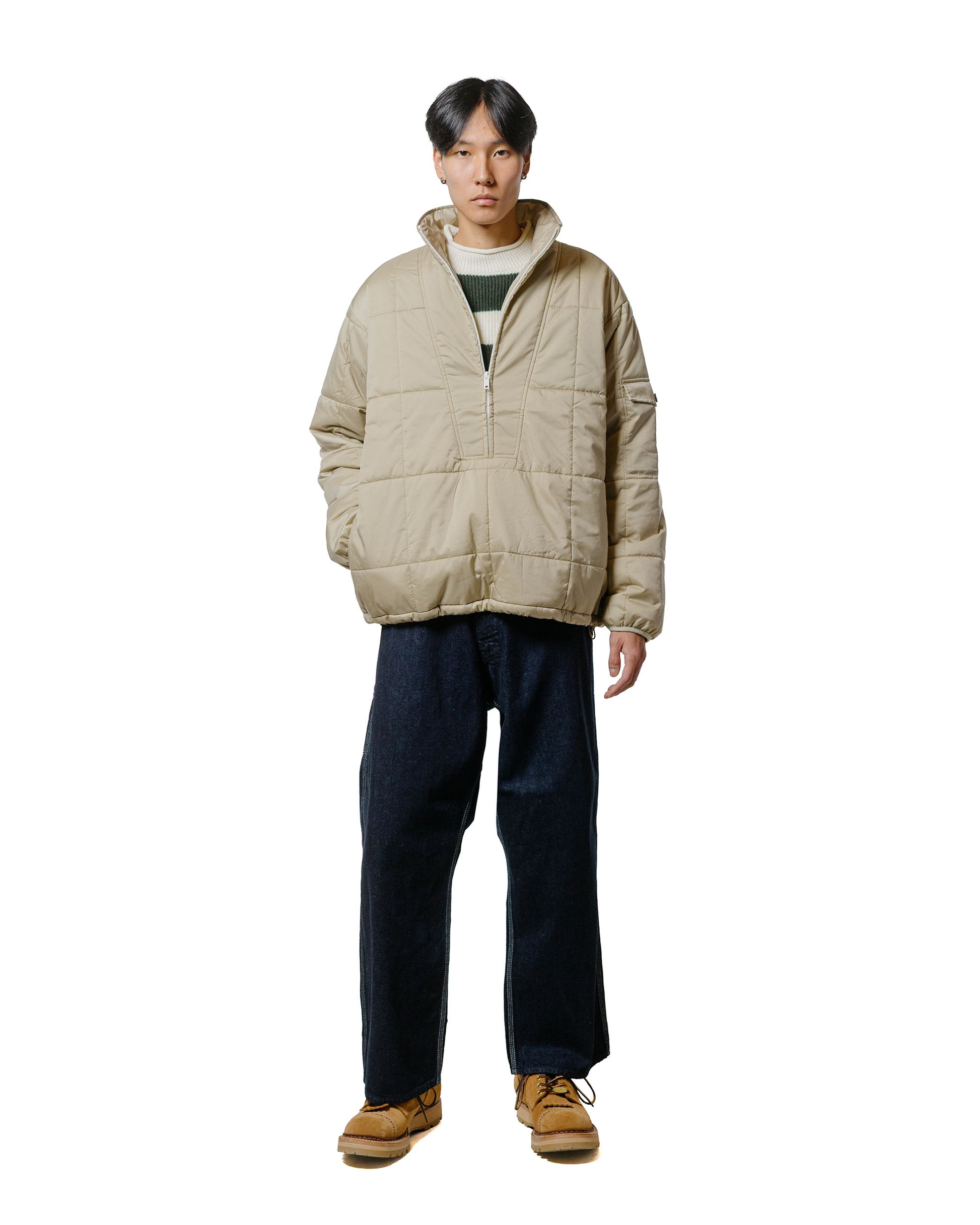 Beams Plus Puffy Jacket Beige