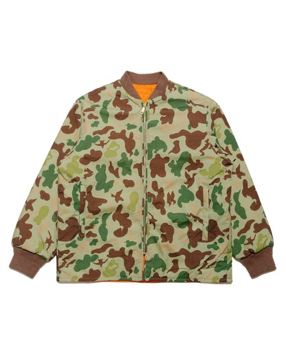 lost & found Beams Plus Beams Plus Reversible Puff Blouson Animal Camo Olive