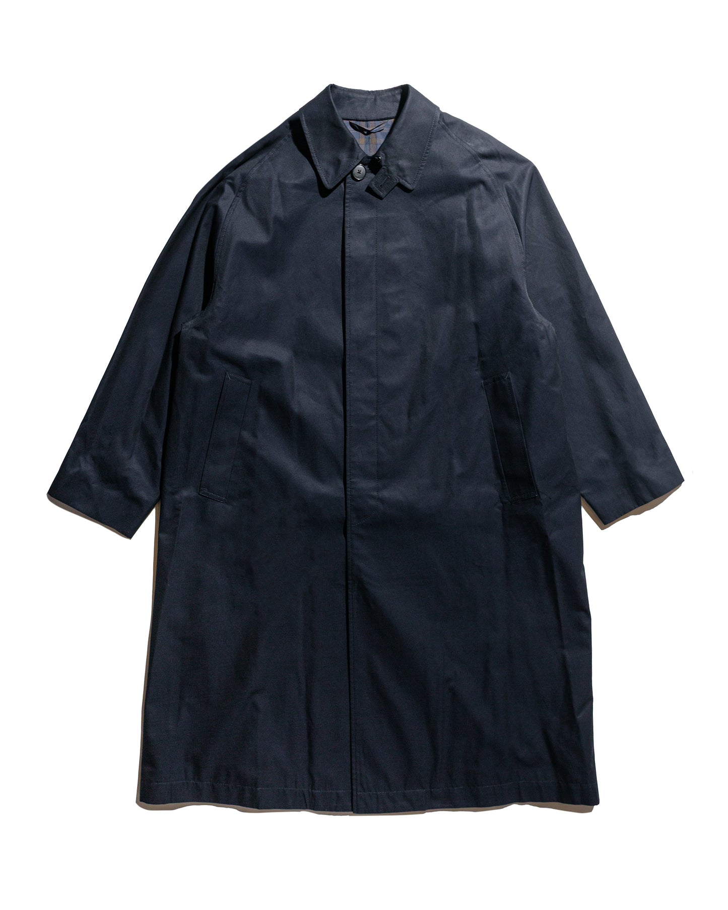 Beams Plus Studio Nicholson Peter Coat Gabardine Darkest Navy