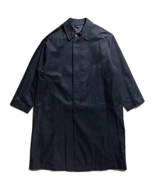 Beams Plus Studio Nicholson Peter Coat Gabardine Darkest Navy