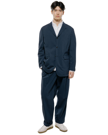 lost & found Beams Plus Beams Plus 3B Anywhere(wear) Jacket Seersucker Plaid Navy