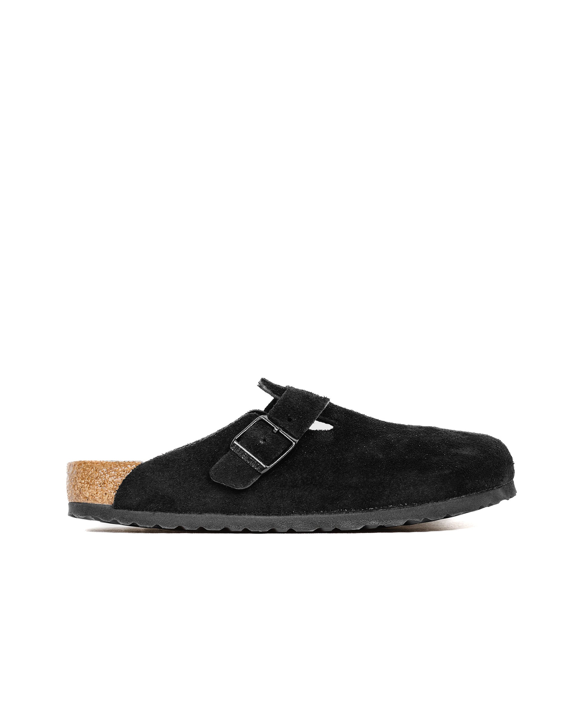 Birkenstock Boston Black Suede