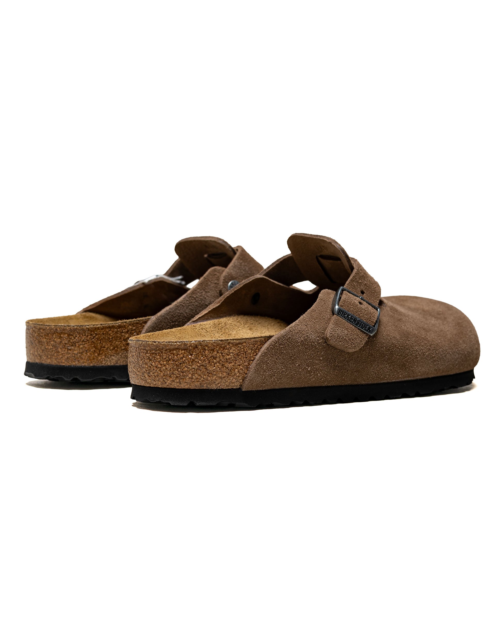 Birkenstock Boston Dark Tea Suede