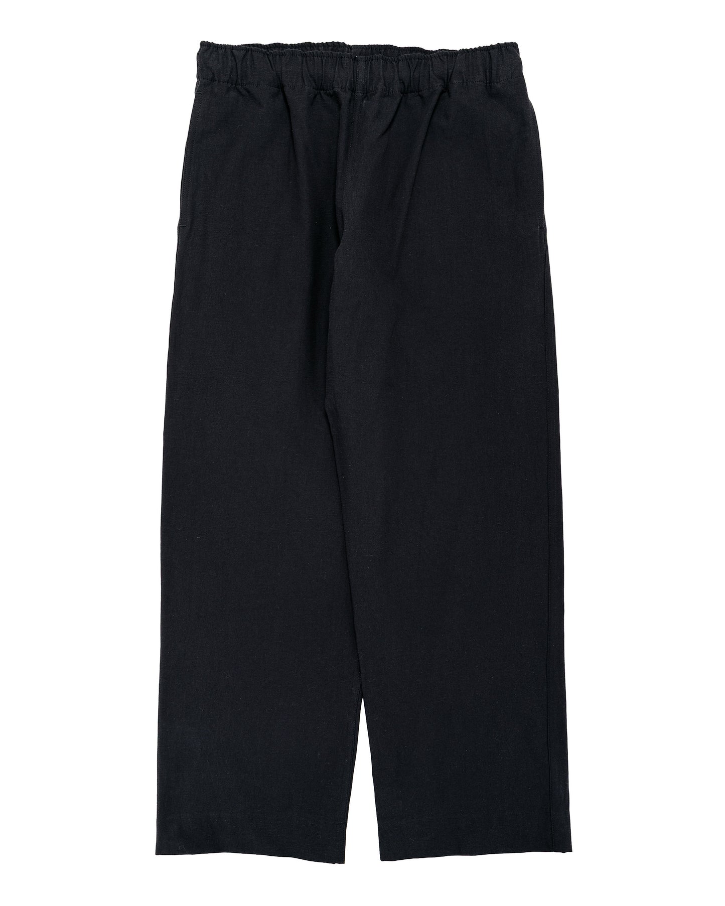 Body of Work Jasper Pull-On Pant Nep Cotton Linen Black