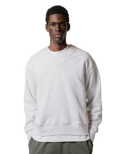 Body of Work Juniper V-Neck Sweatshirt Dove Grey