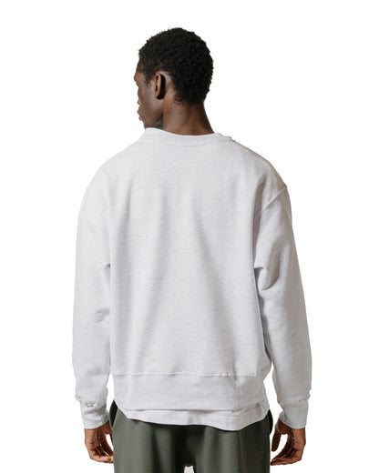 Body of Work Juniper V-Neck Sweatshirt Dove Grey