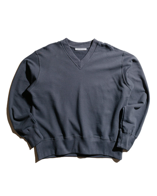 Body of Work Juniper V-Neck Sweatshirt Pond Blue