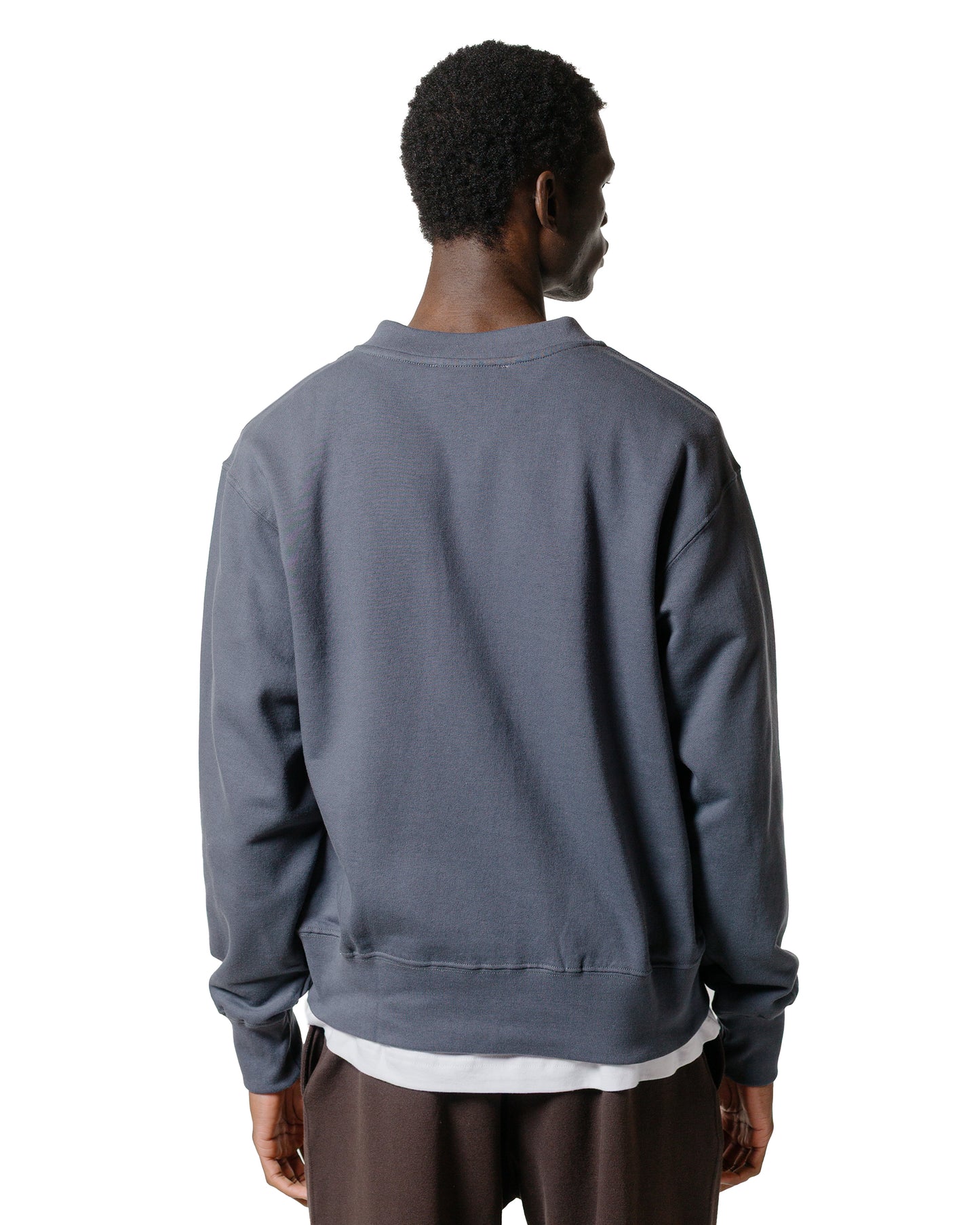 Body of Work Juniper V-Neck Sweatshirt Pond Blue