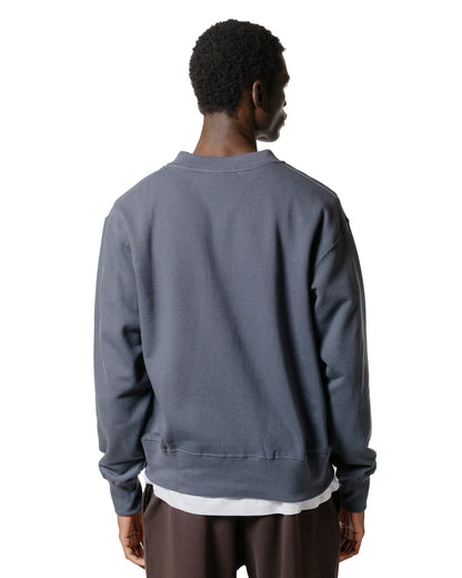 Body of Work Juniper V-Neck Sweatshirt Pond Blue