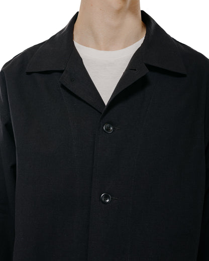 Body of Work Linden Jacket Nep Cotton Linen Black