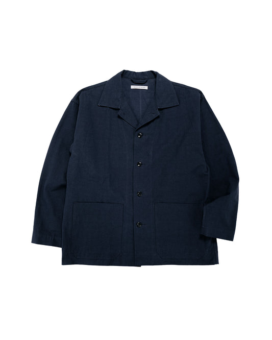 Body of Work Linden Jacket Nep Cotton Linen Navy