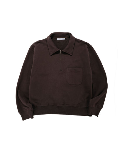 lost & found Body of Work Body of Work Myrtle Quarter-Zip Sweatshirt Sueded French Terry Loam