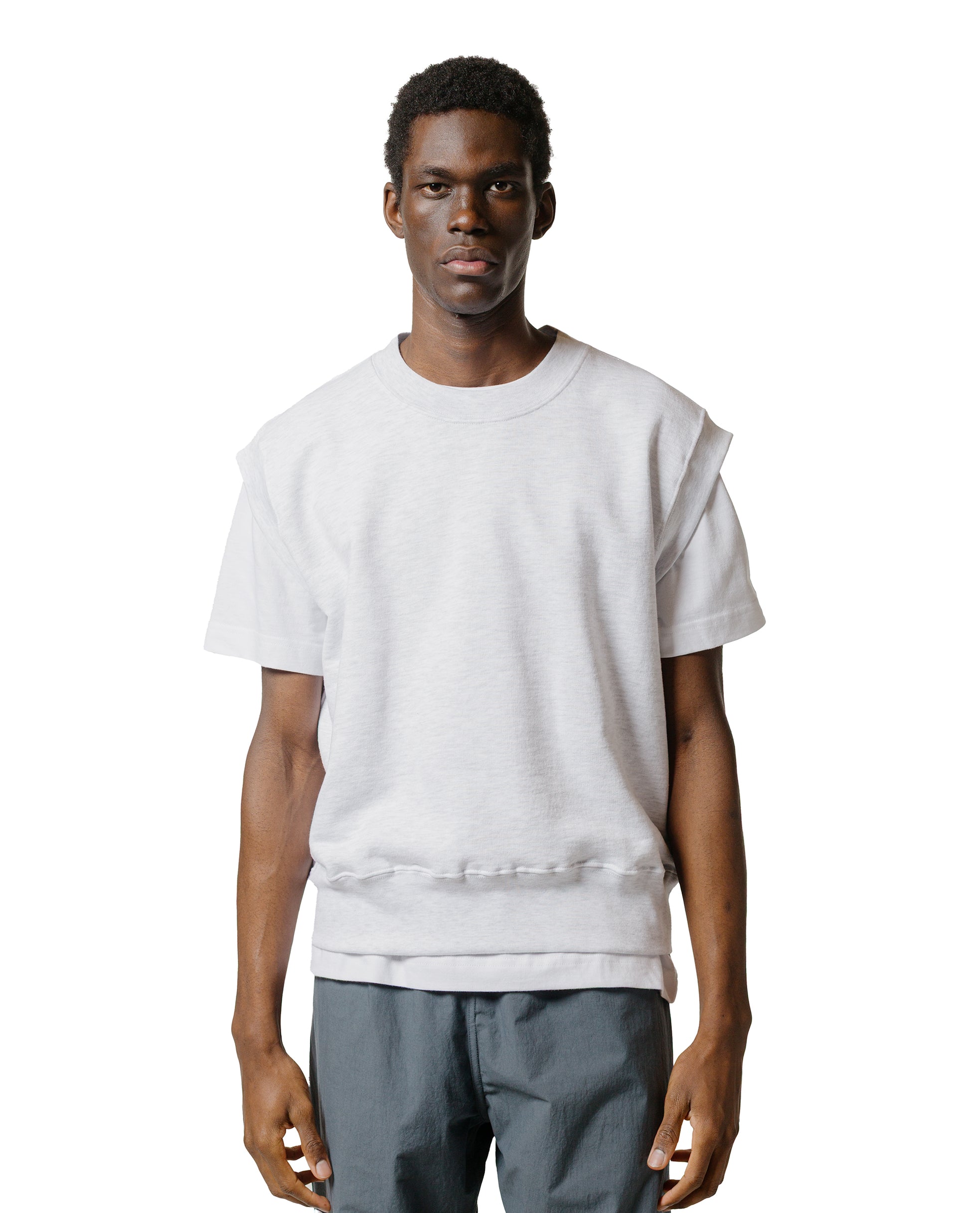 Body of Work Nettle Vest Dove Grey