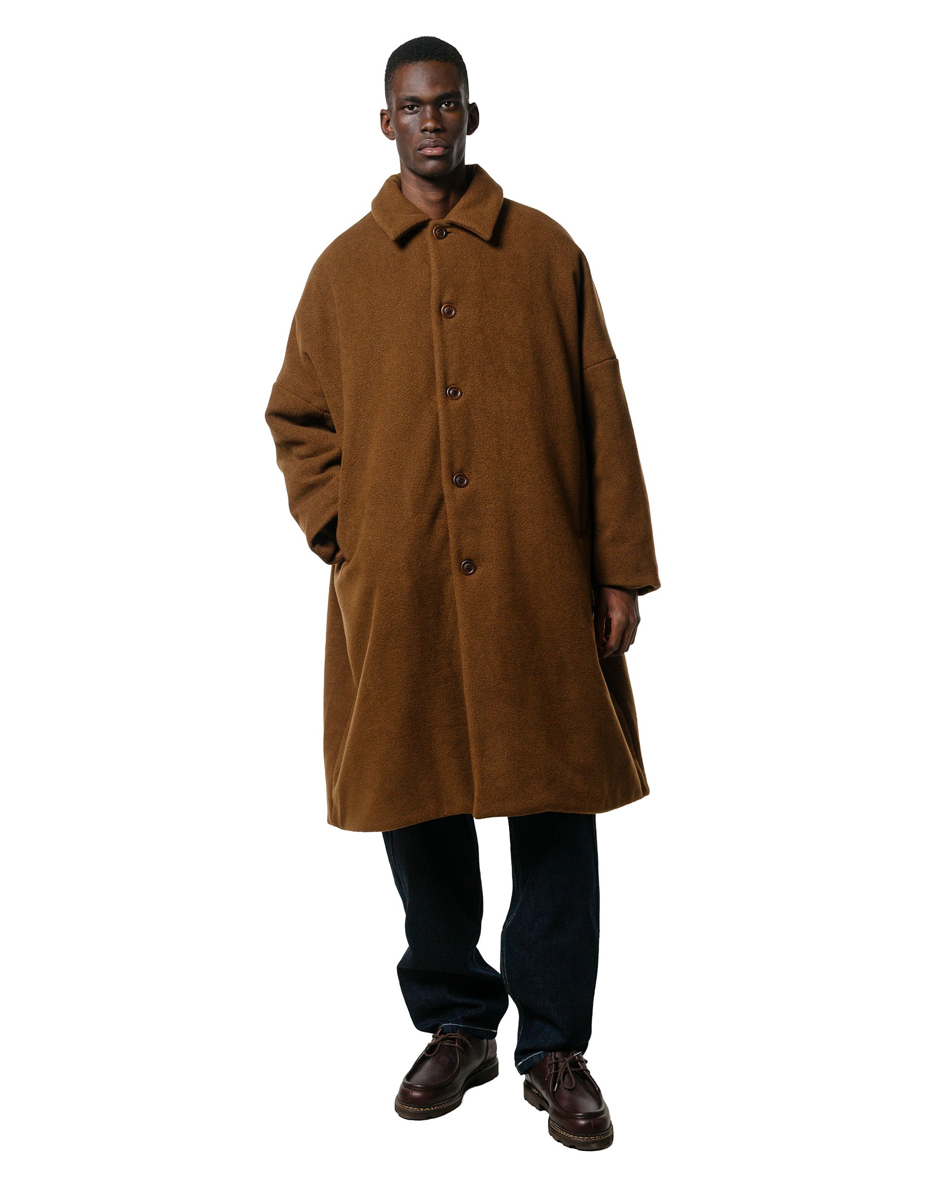 CASEY CASEY Big Blobby Coat Kasper Fudge