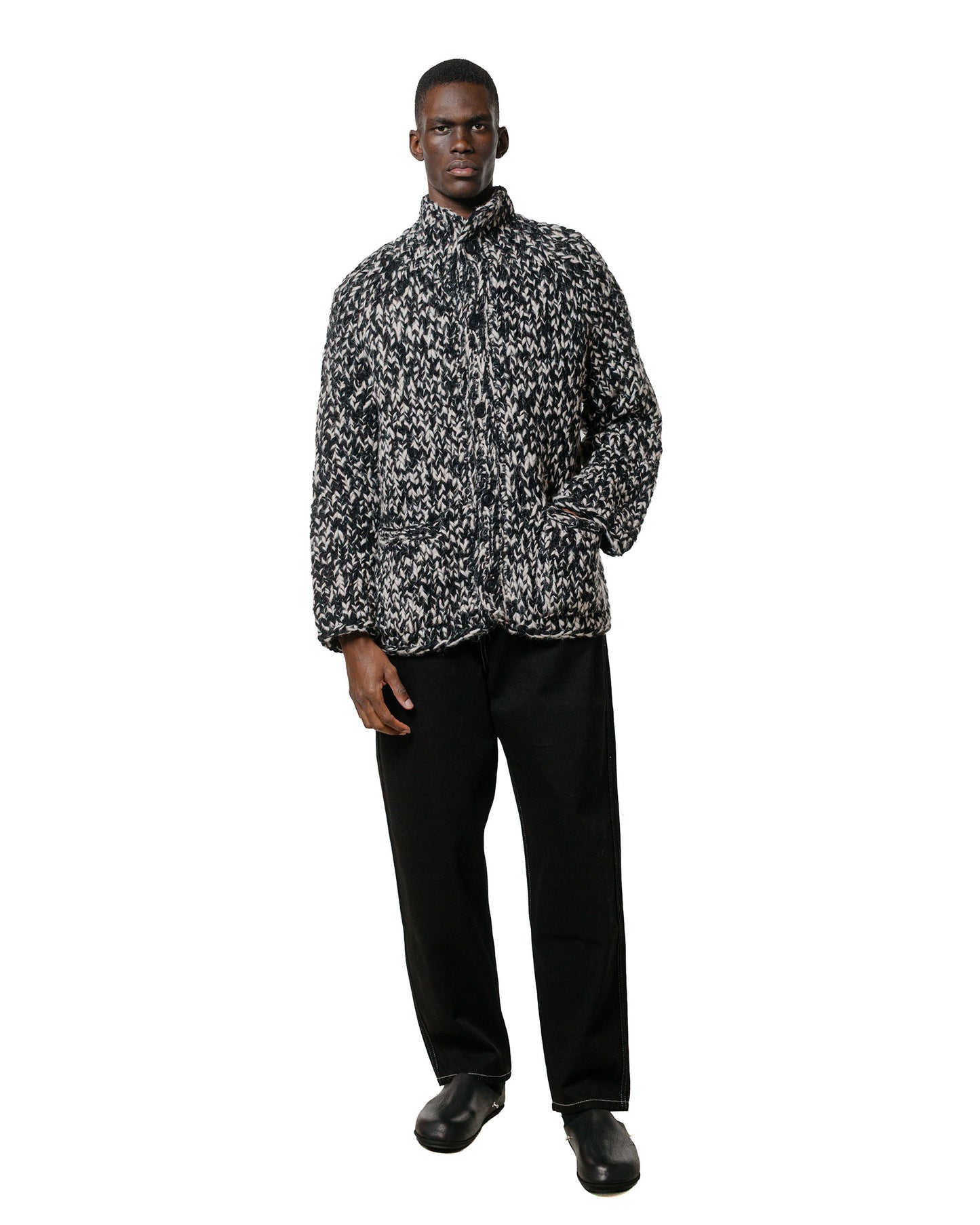 CASEY CASEY Cardigan Woalp Black