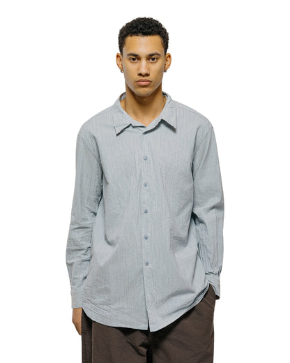 lost & found CASEY CASEY CASEY CASEY Fabiano Shirt Wind Stripe Blue Stripe