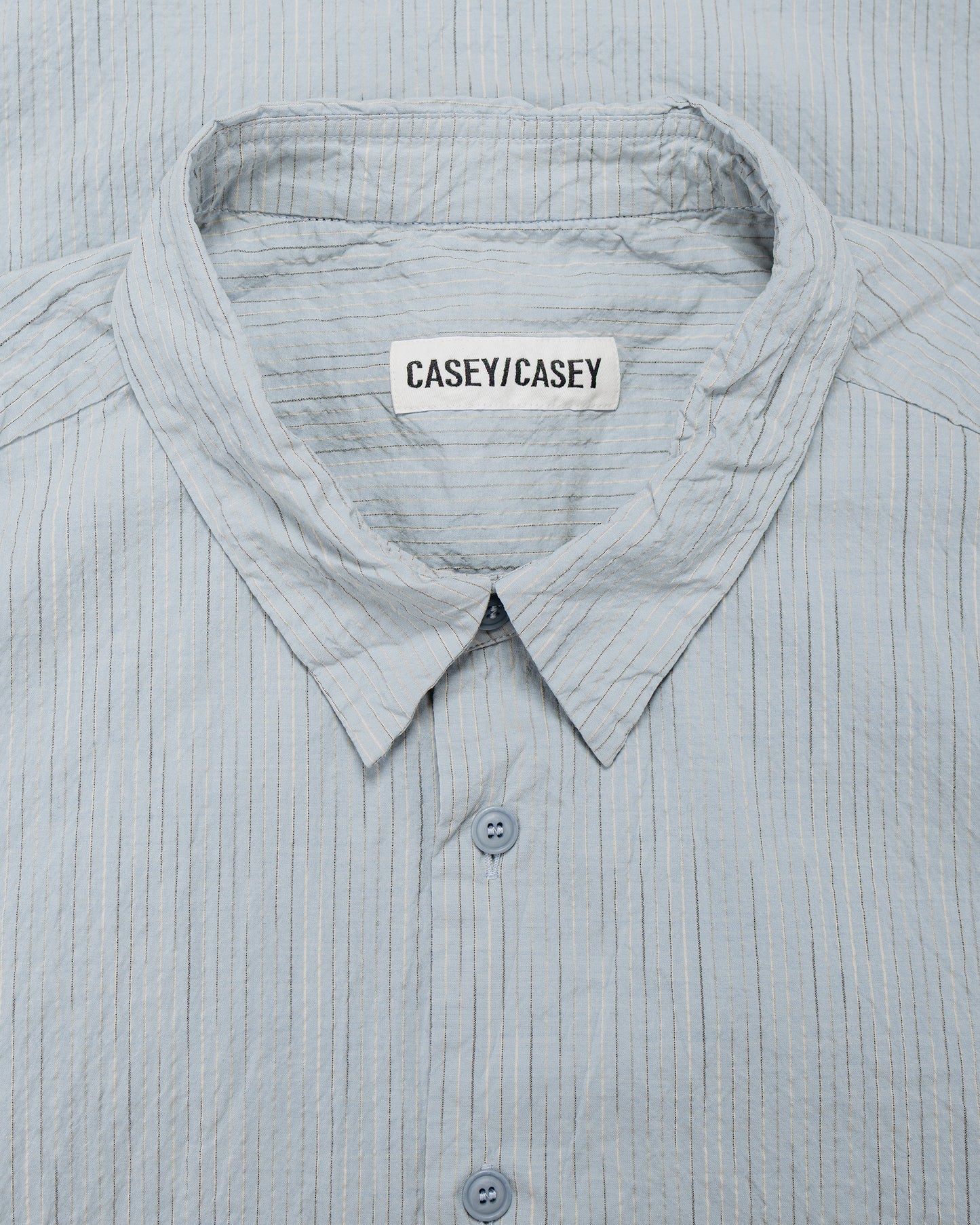 lost & found CASEY CASEY CASEY CASEY Fabiano Shirt Wind Stripe Blue Stripe