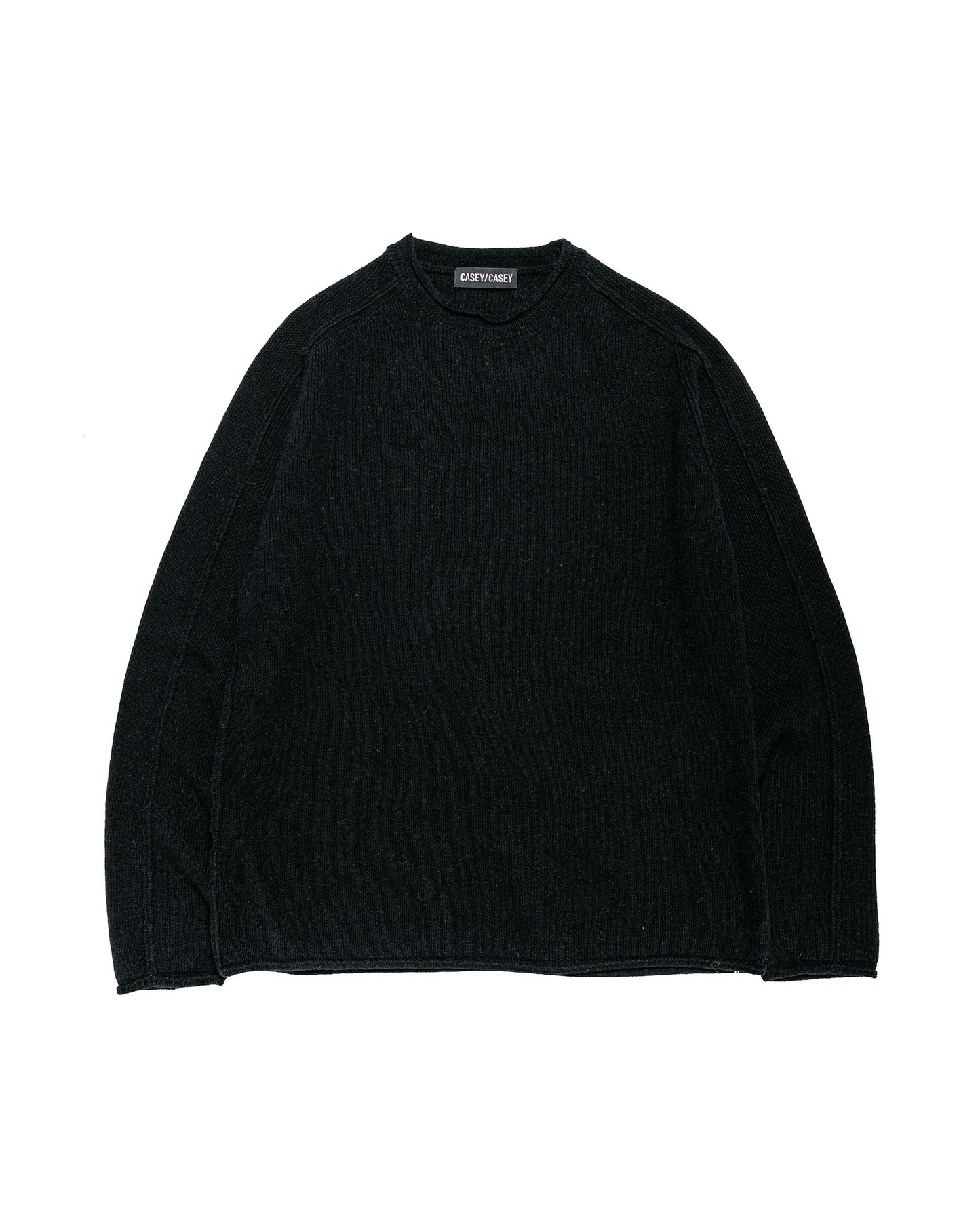 CASEY CASEY Inside Out Seam Jumper Woocash Black