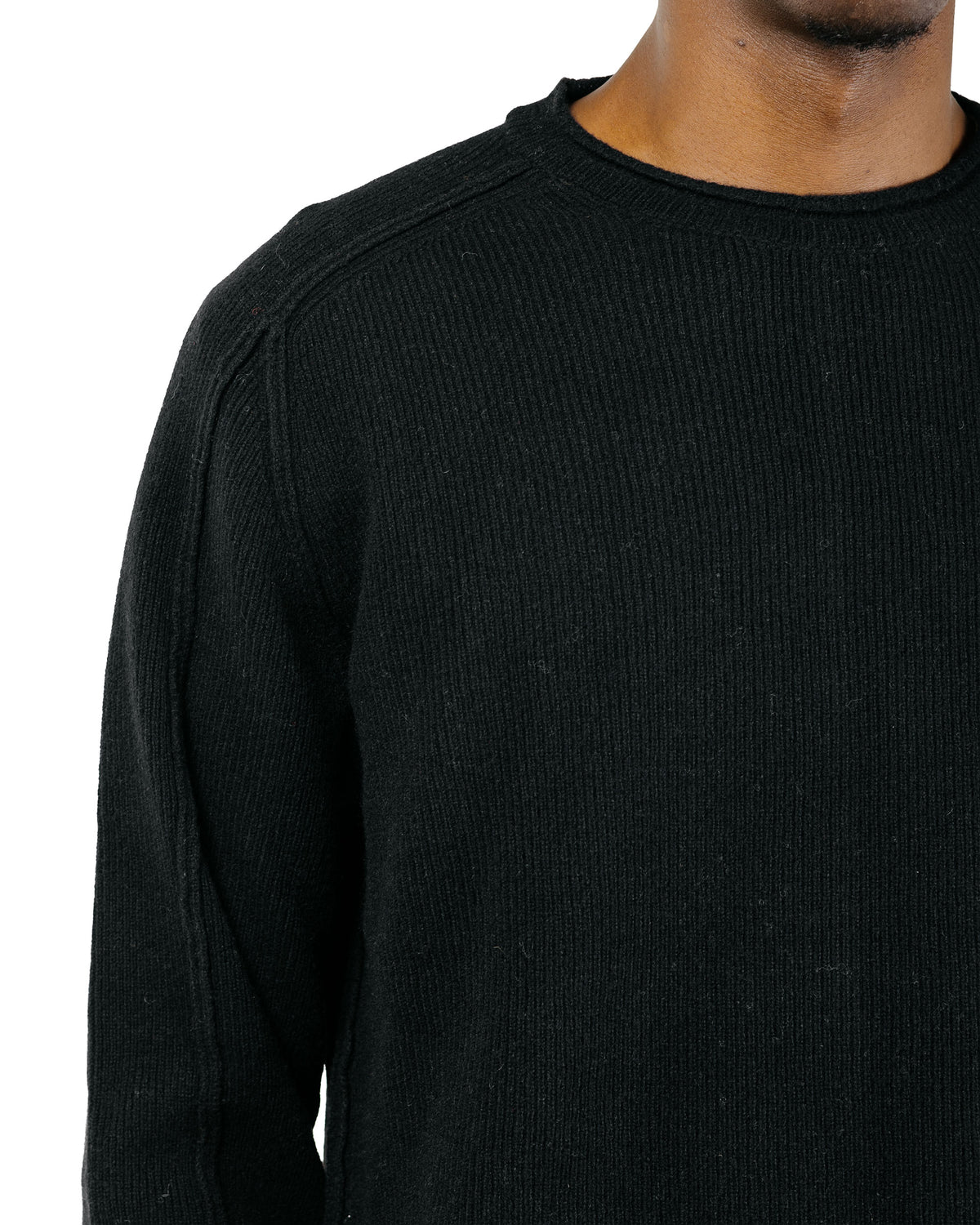 CASEY CASEY Inside Out Seam Jumper Woocash Black