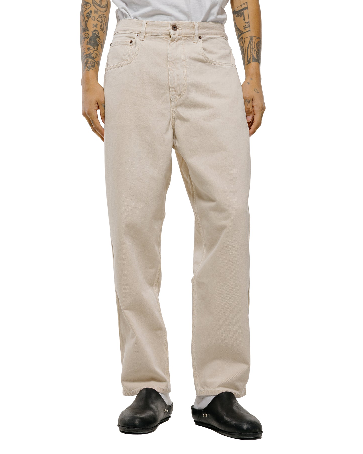 lost & found CASEY CASEY CASEY CASEY Leo Denim Pant Ivory